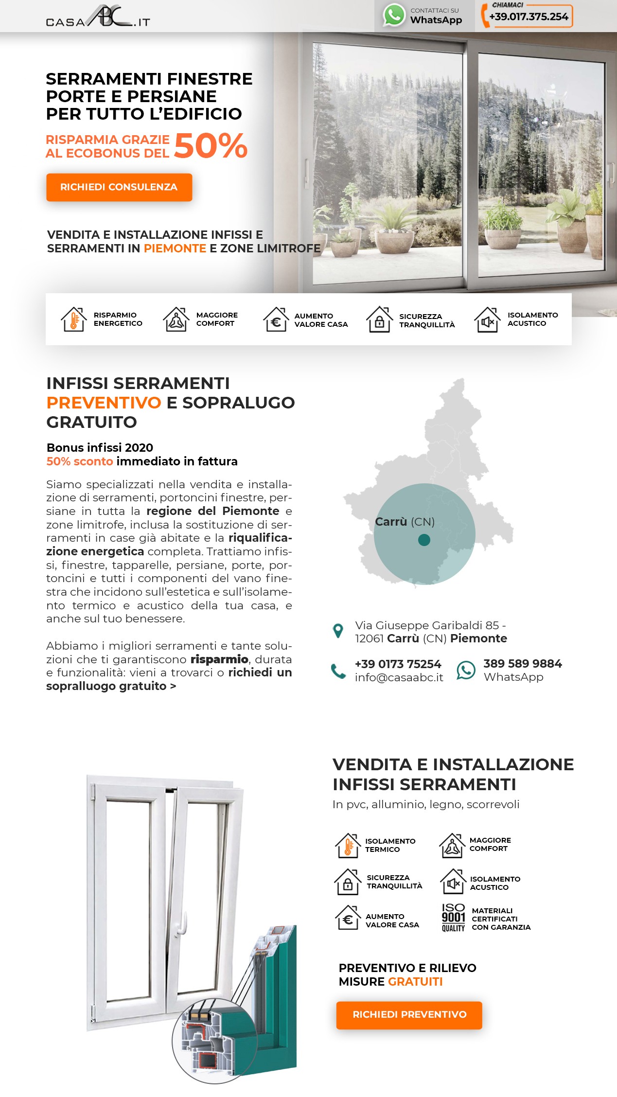 realizzazione landing-page Ancona