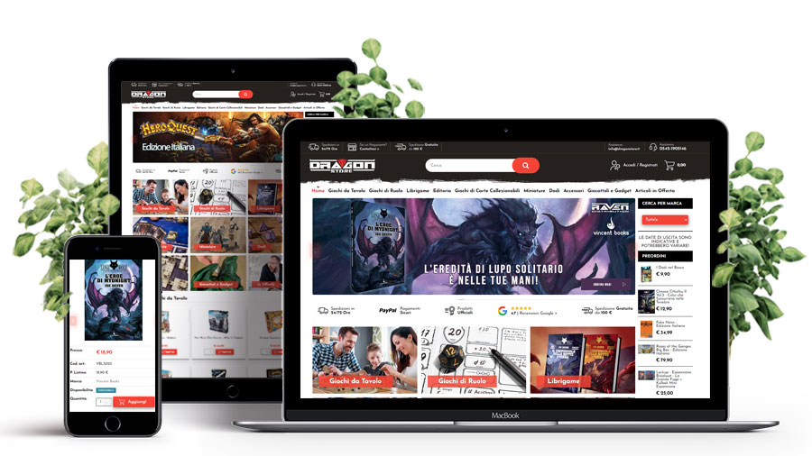 Sito web Dragonstore